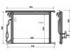 Kondensator, Klimaanlage Air Conditioning Condenser:220 500 10 54