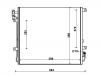 Condenseur, climatisation Air Conditioning Condenser:JRB500030
