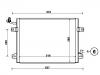 Condenseur, climatisation Air Conditioning Condenser:MNC7390AC