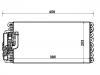 Air Conditioner Evaporator:A 000 830 83 58