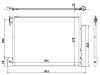 Condensador del aire acondicionado Air Conditioning Condenser:92 10 016 97R
