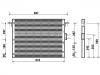 Condenseur, climatisation Air Conditioning Condenser:AWR 1624