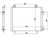 Condenseur, climatisation Air Conditioning Condenser:AWR5796