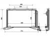 Condenseur, climatisation Air Conditioning Condenser:210 830 03 70