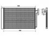 Condenseur, climatisation Air Conditioning Condenser:JRW 000020