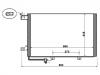 конденсатор Air Conditioning Condenser:169 500 00 54