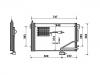 Kondensator, Klimaanlage Air Conditioning Condenser:203 500 02 54