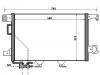 Condensador del aire acondicionado Air Conditioning Condenser:203 500 21 54